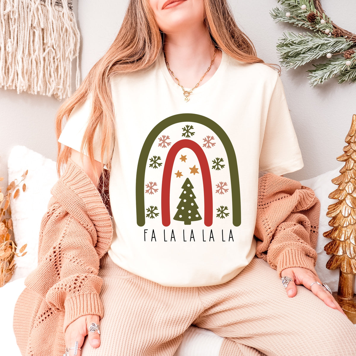 Boho Fa La La Rainbow - Women's Short Sleeve Graphic T-Shirt