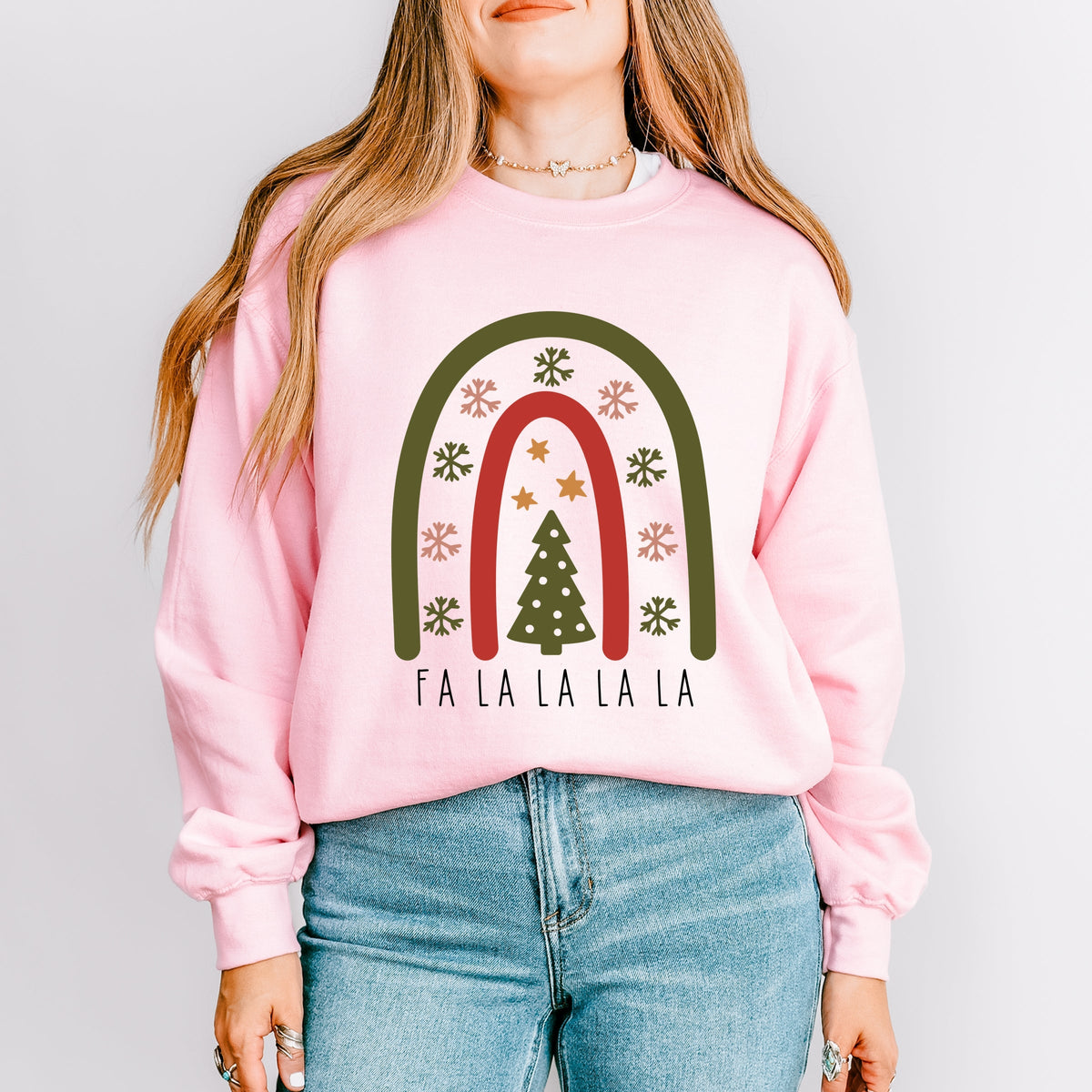 Boho Fa La La Rainbow - Women's Graphic Sweatshirt