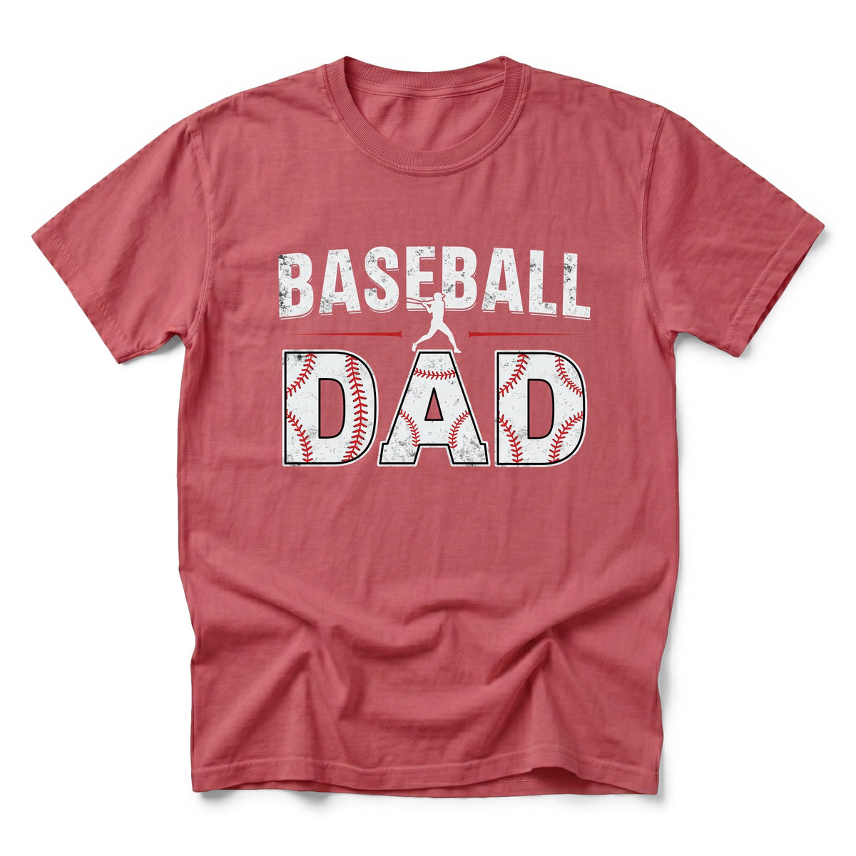 Baseball Dad Bold - Men's Garment Dyed Graphic T-Shirt