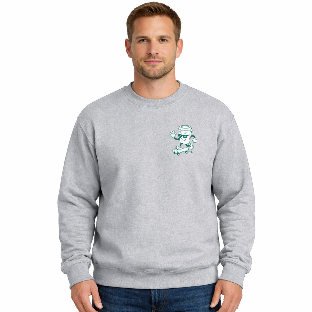 Cool Dads Club Coffee - Men's Graphic Sweatshirt