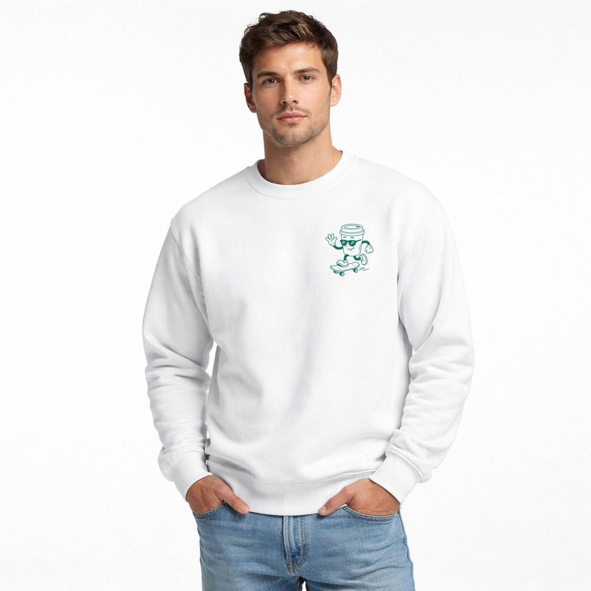 Cool Dads Club Coffee - Men's Graphic Sweatshirt
