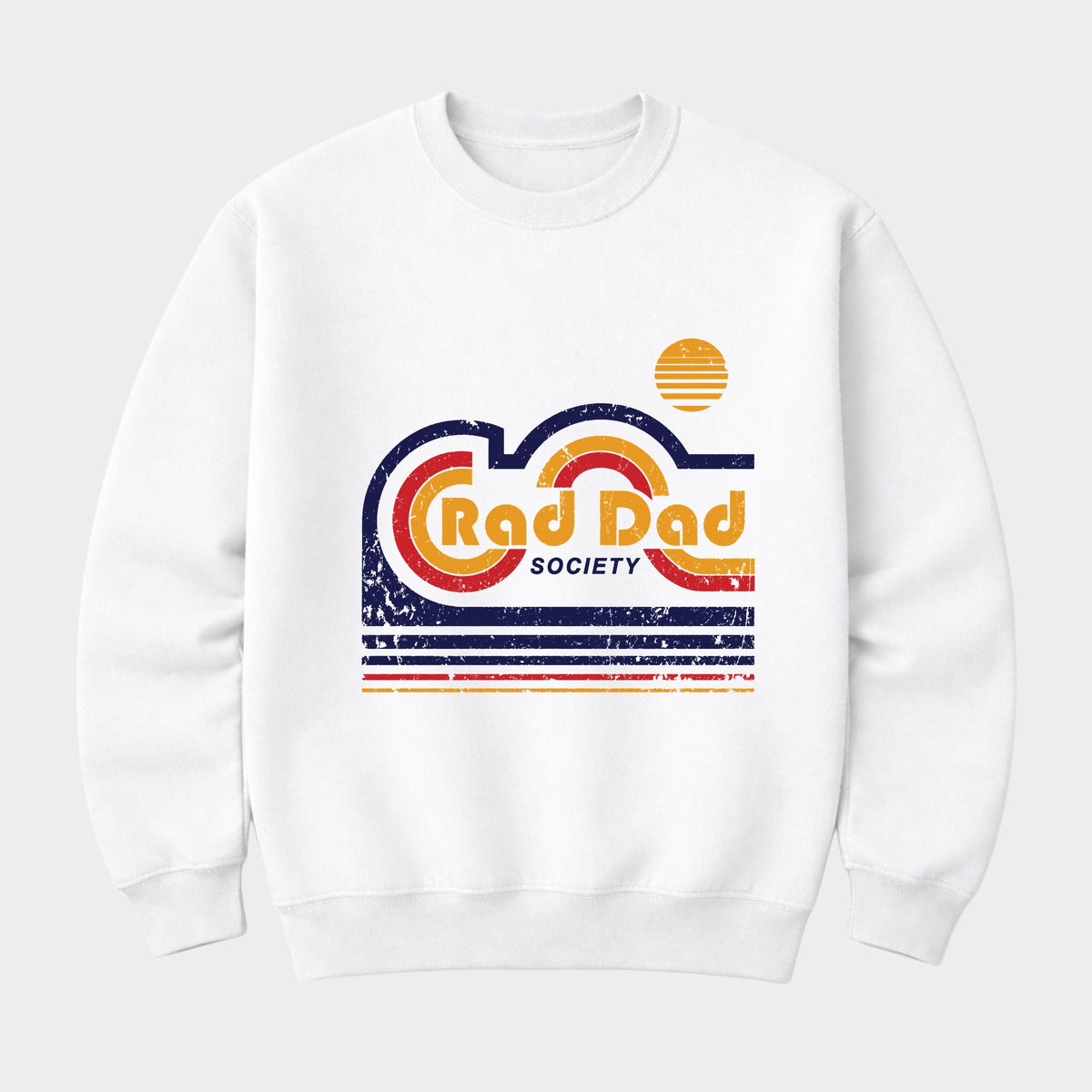 Rad Dad Society Retro - Men's Graphic Sweatshirt