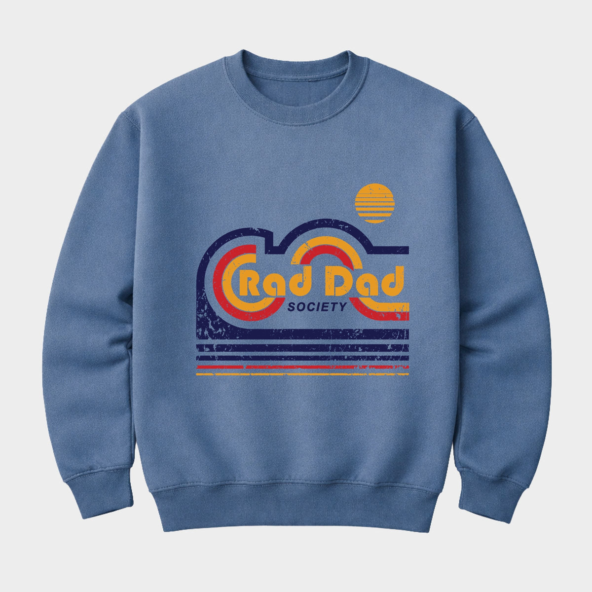 Rad Dad Society Retro - Men's Graphic Sweatshirt
