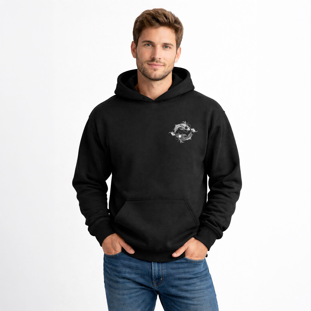 Yin Yang Koi Trading Co. - Men's Graphic Hoodie