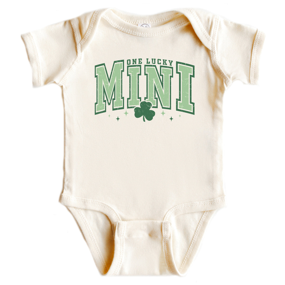 One Lucky Mini Clover - Baby Short Sleeve Graphic Bodysuit
