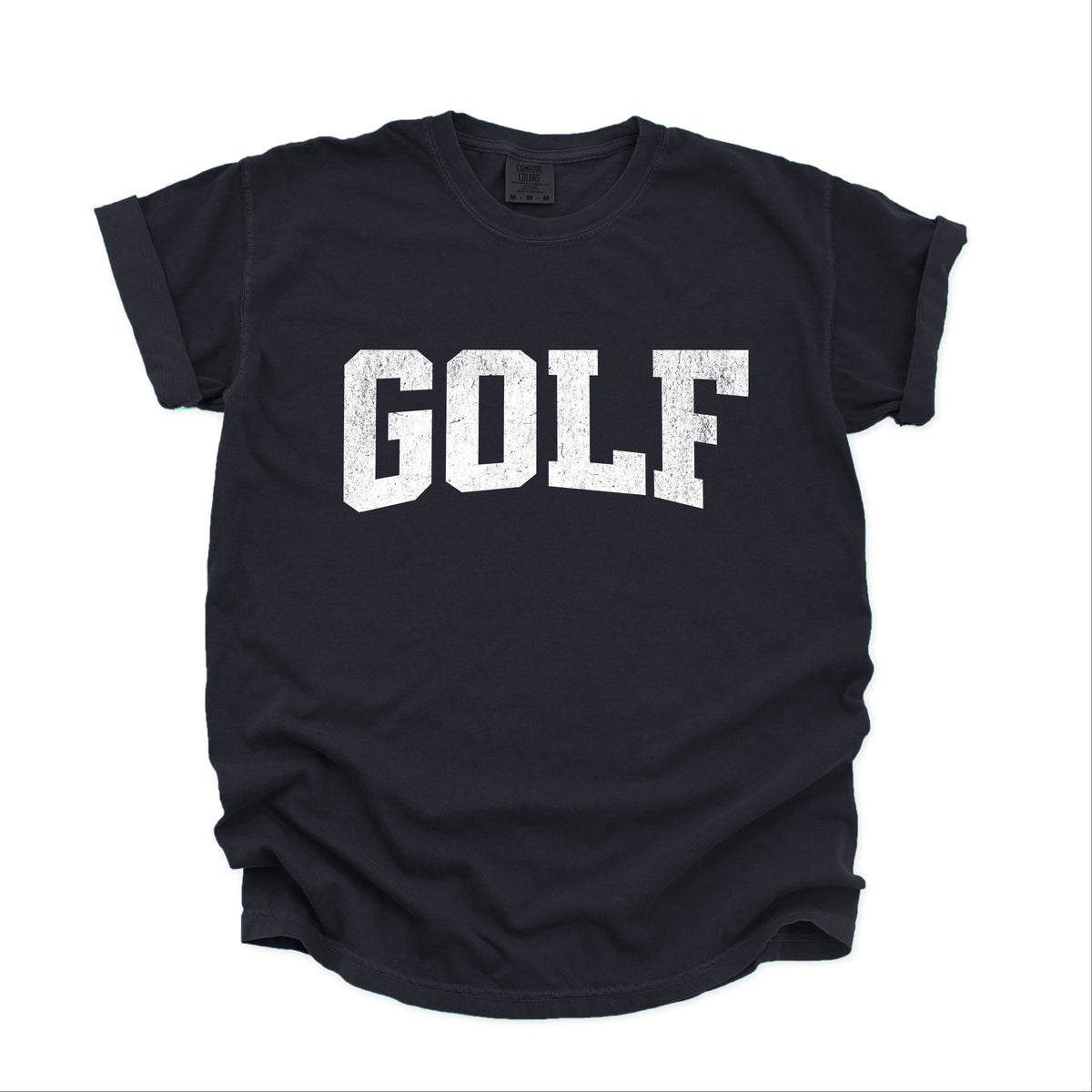 Golf Arched Varsity - Men's Garment Dyed Graphic T-Shirt