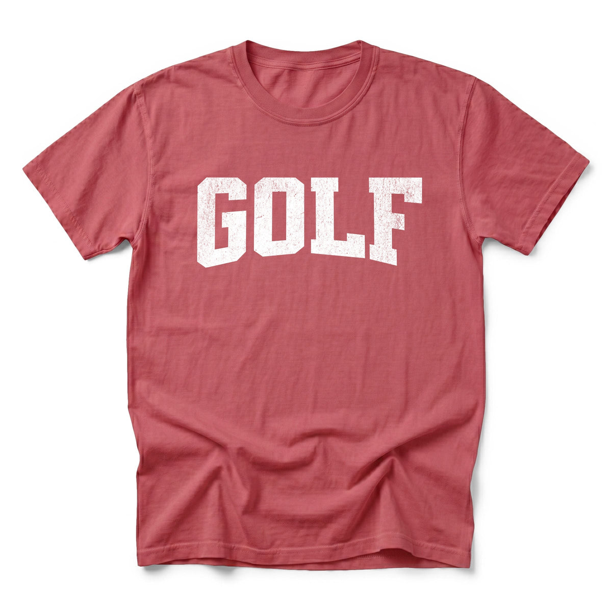 Golf Arched Varsity - Men's Garment Dyed Graphic T-Shirt