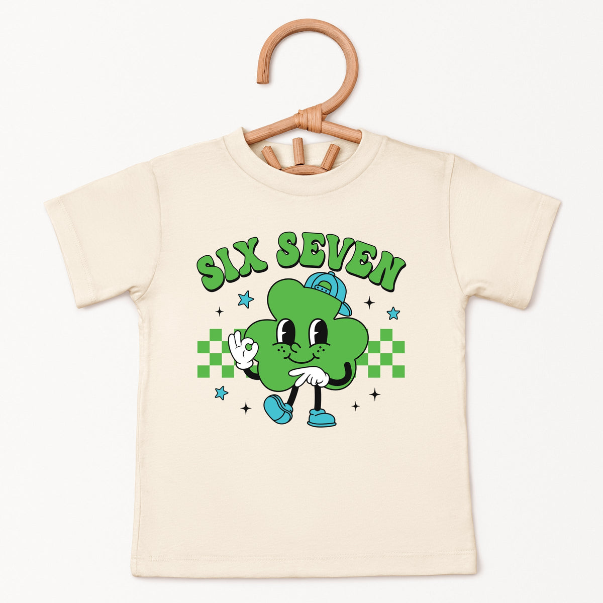 Six Seven Clover Hat - Toddler Short Sleeve Graphic T-Shirt