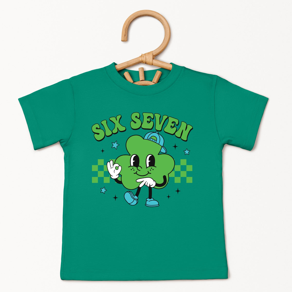 Six Seven Clover Hat - Toddler Short Sleeve Graphic T-Shirt