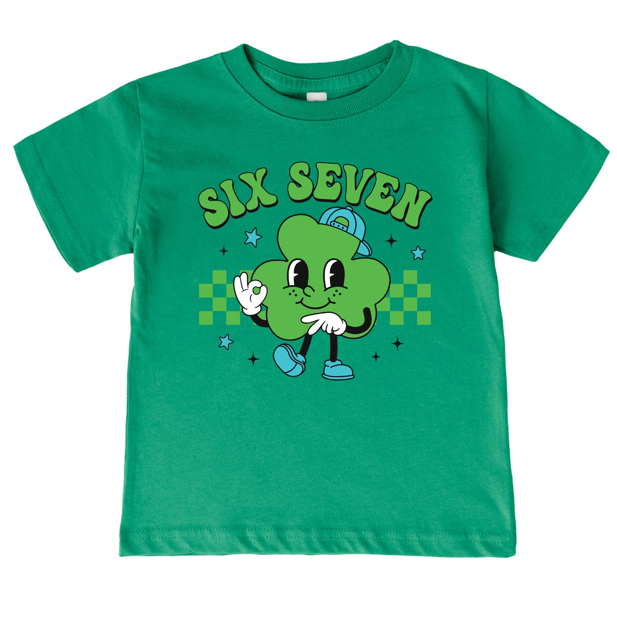 Six Seven Clover Hat - Toddler Short Sleeve Graphic T-Shirt