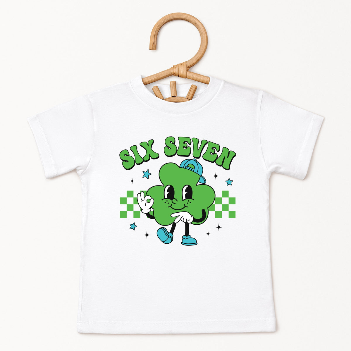 Six Seven Clover Hat - Toddler Short Sleeve Graphic T-Shirt