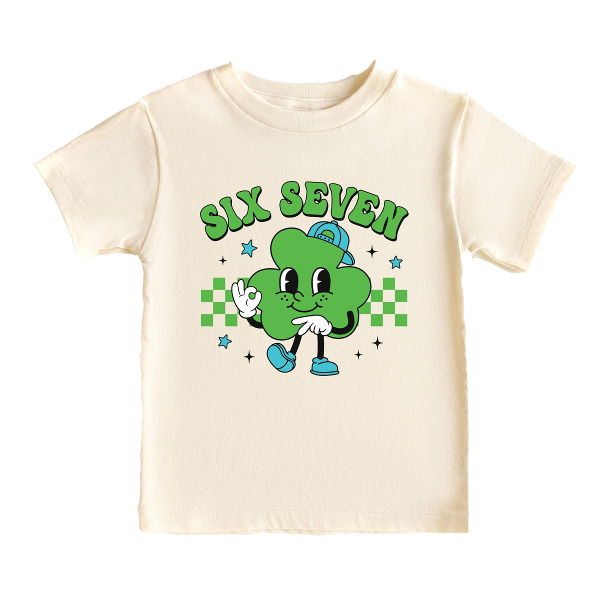 Six Seven Clover Hat - Toddler Short Sleeve Graphic T-Shirt