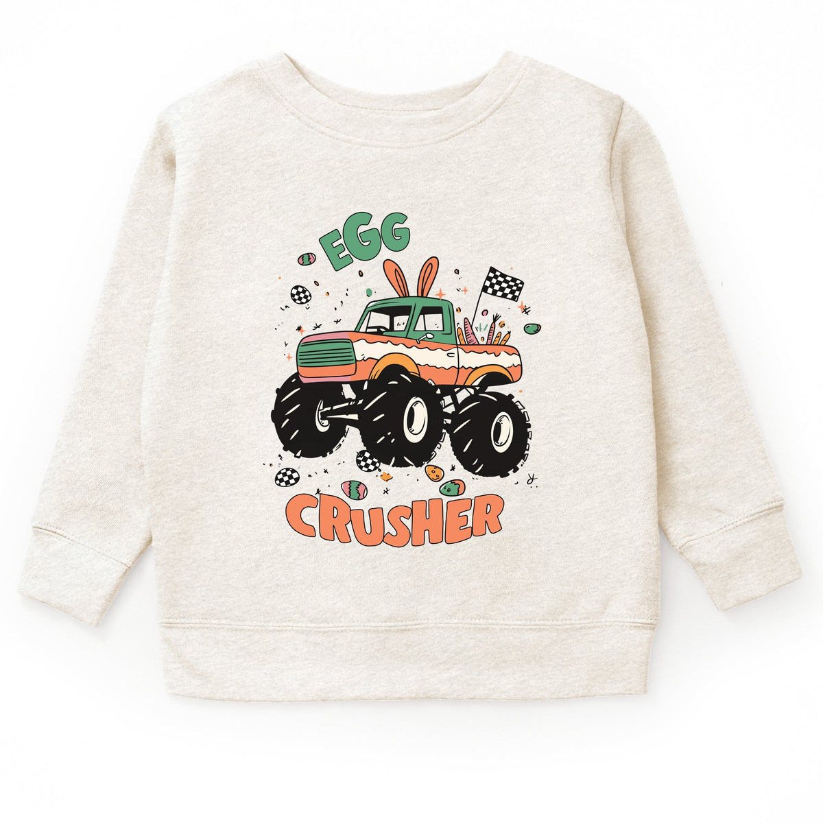 Egg Crusher Monster Truck - Youth Graphic Sweatshirt