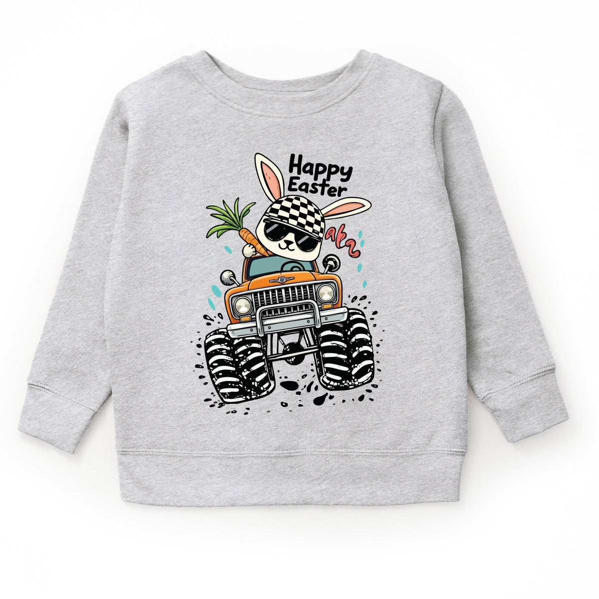 Happy Easter Monster Truck - Youth Graphic Sweatshirt