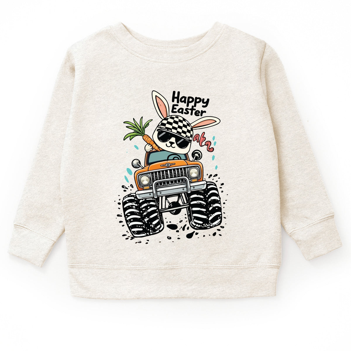 Happy Easter Monster Truck - Youth Graphic Sweatshirt