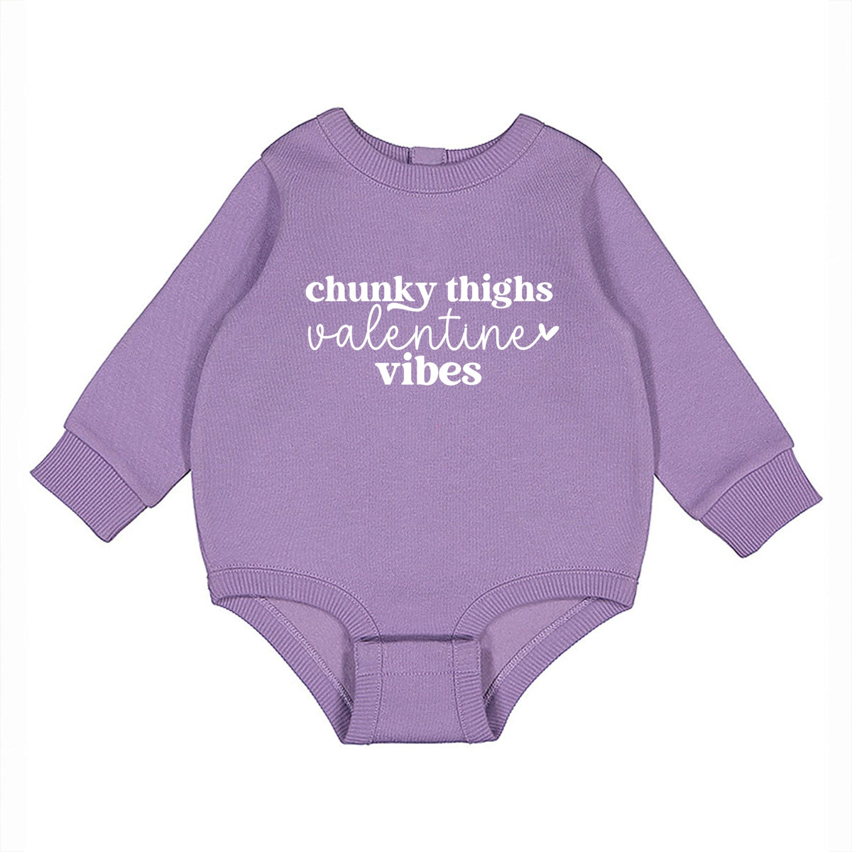 Chunky Thighs Valentine Vibes - Infant Fleece BodySuit