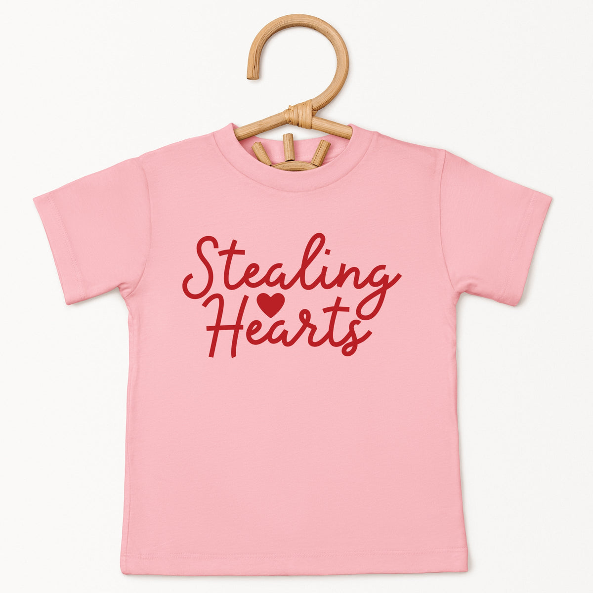 Stealing Hearts Cursive - Toddler Short Sleeve Graphic T-Shirt