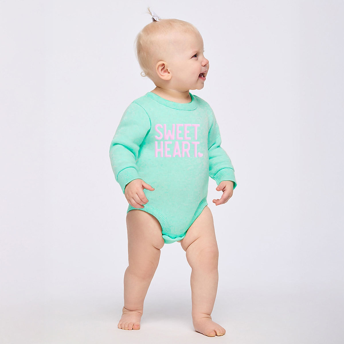 Sweetheart Puff Print - Infant Fleece BodySuit