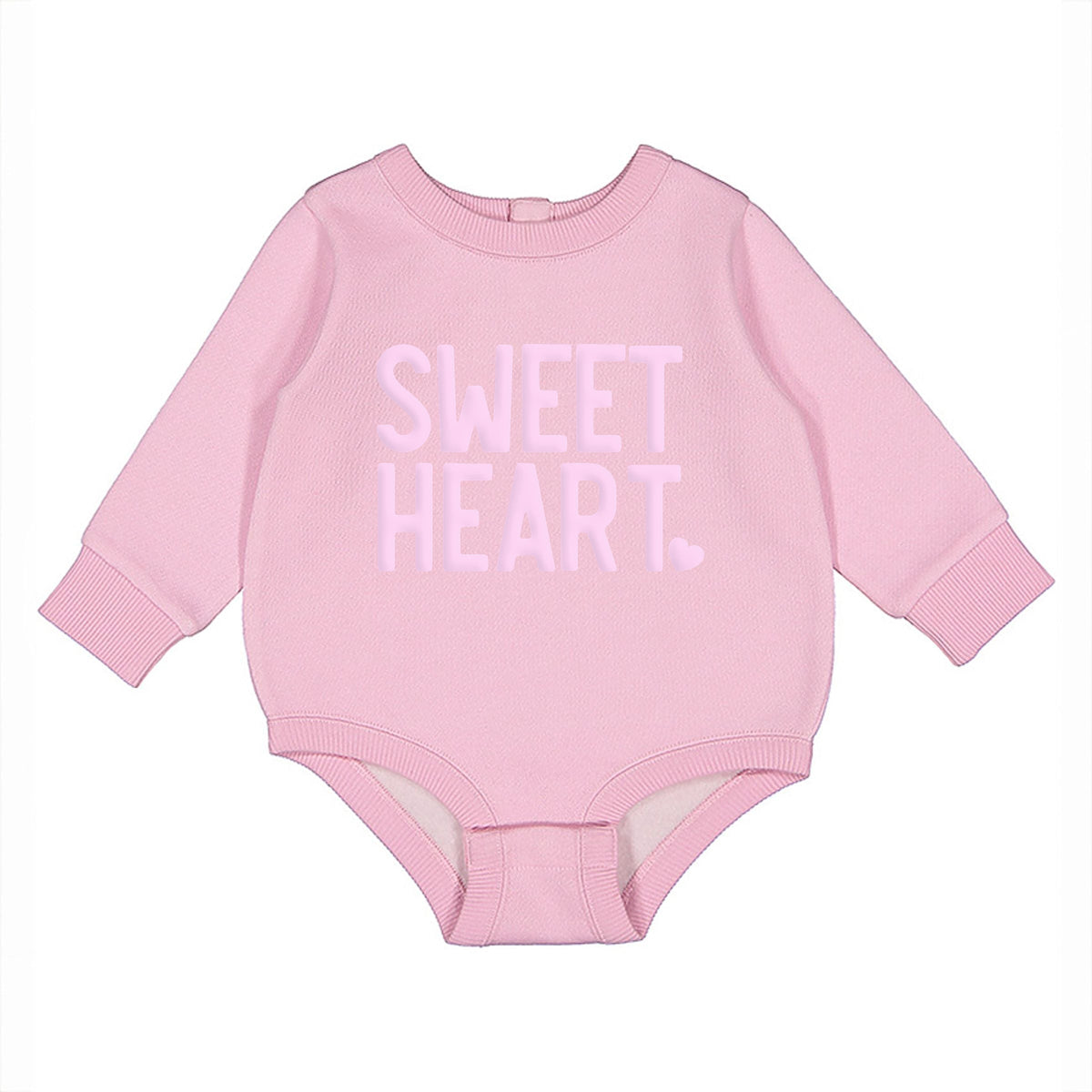 Sweetheart Puff Print - Infant Fleece BodySuit