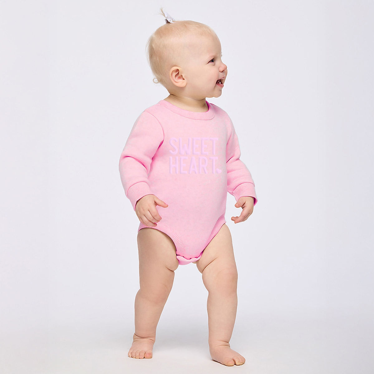 Sweetheart Puff Print - Infant Fleece BodySuit