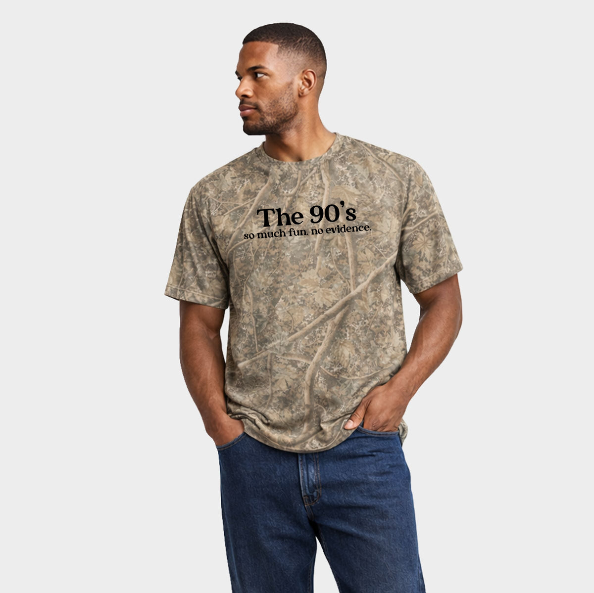 The 90's So Much Fun - Men's Heavyweight Camo Tee