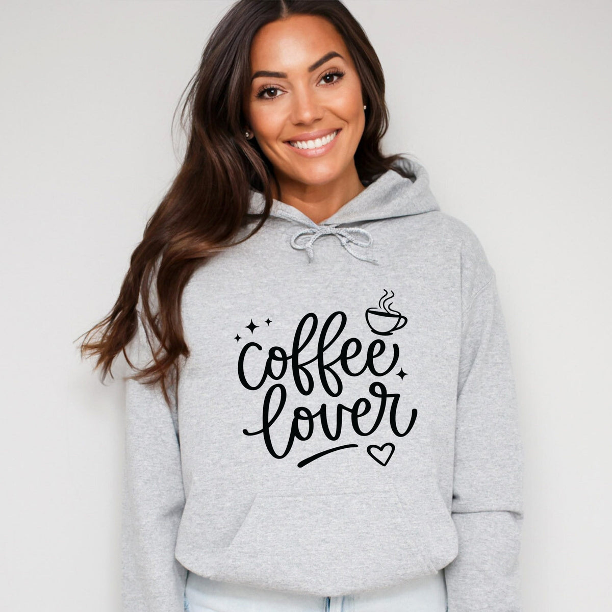 Coffee Lover Stars - Women's Graphic Hoodie