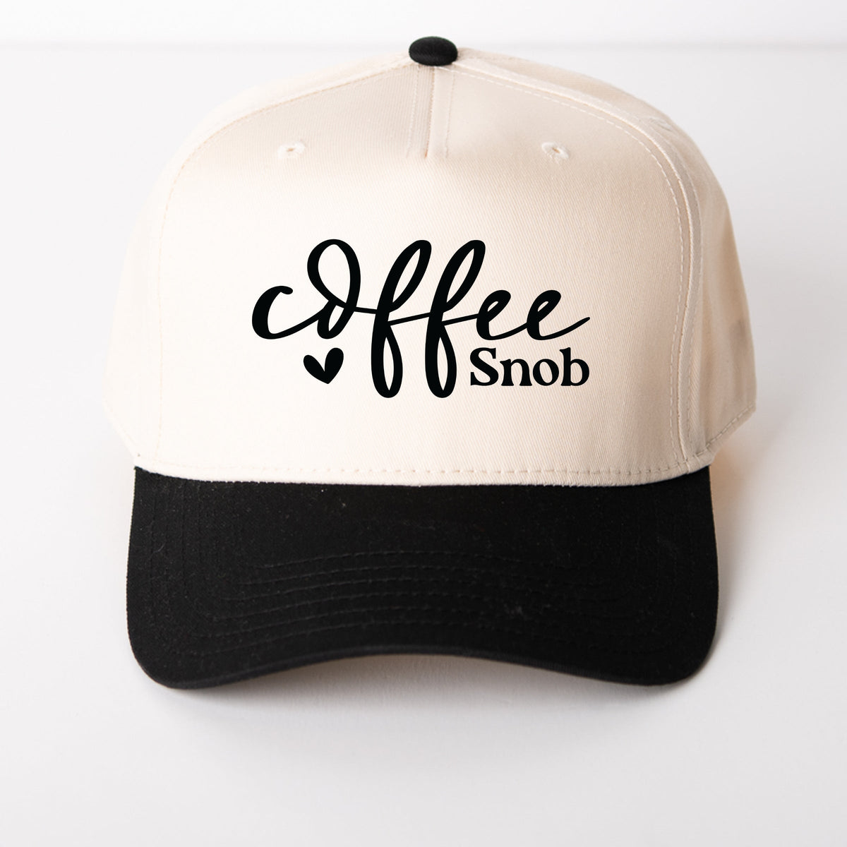 Coffee Snob Cursive - Women's Canvas Trucker Hat