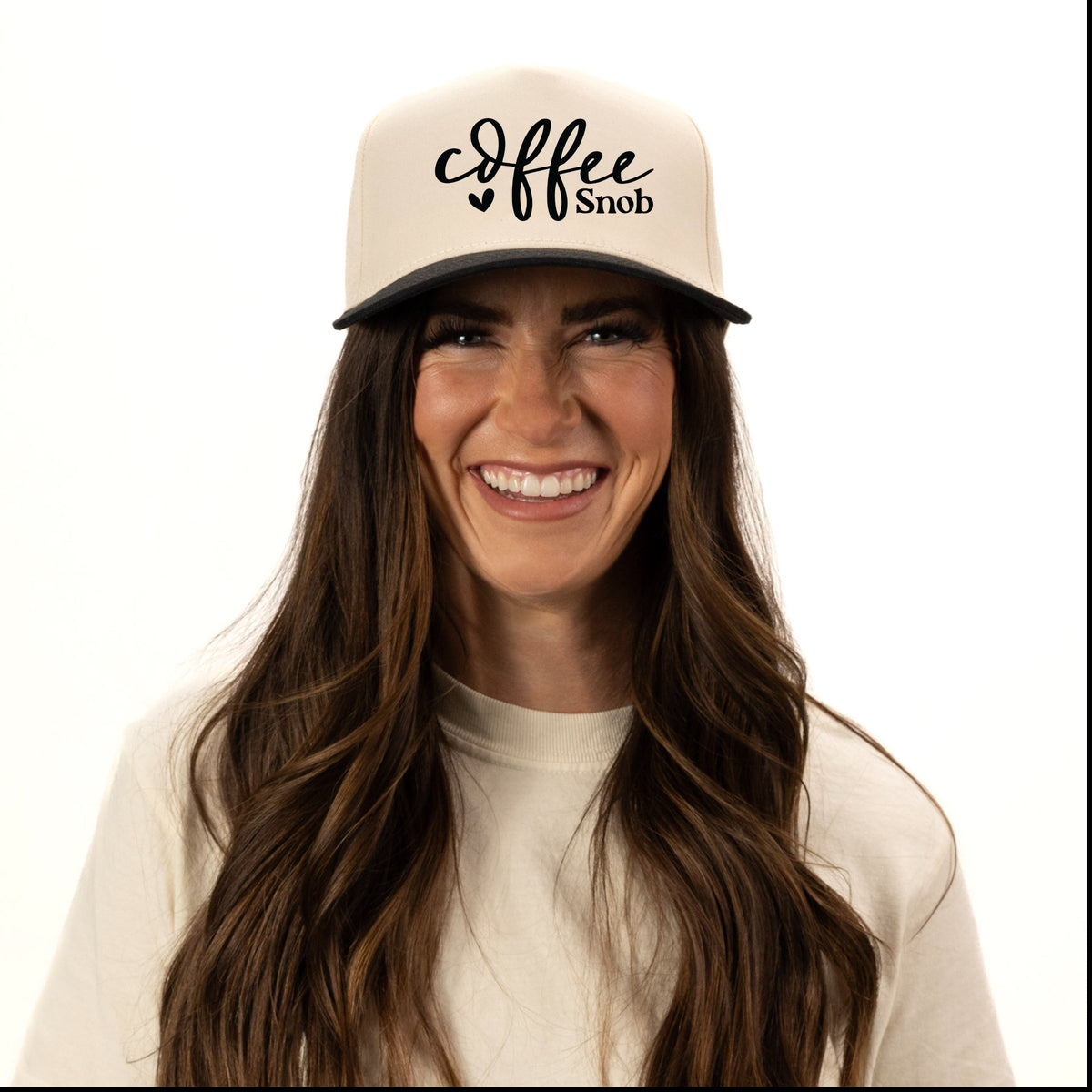 Coffee Snob Cursive - Women's Canvas Trucker Hat
