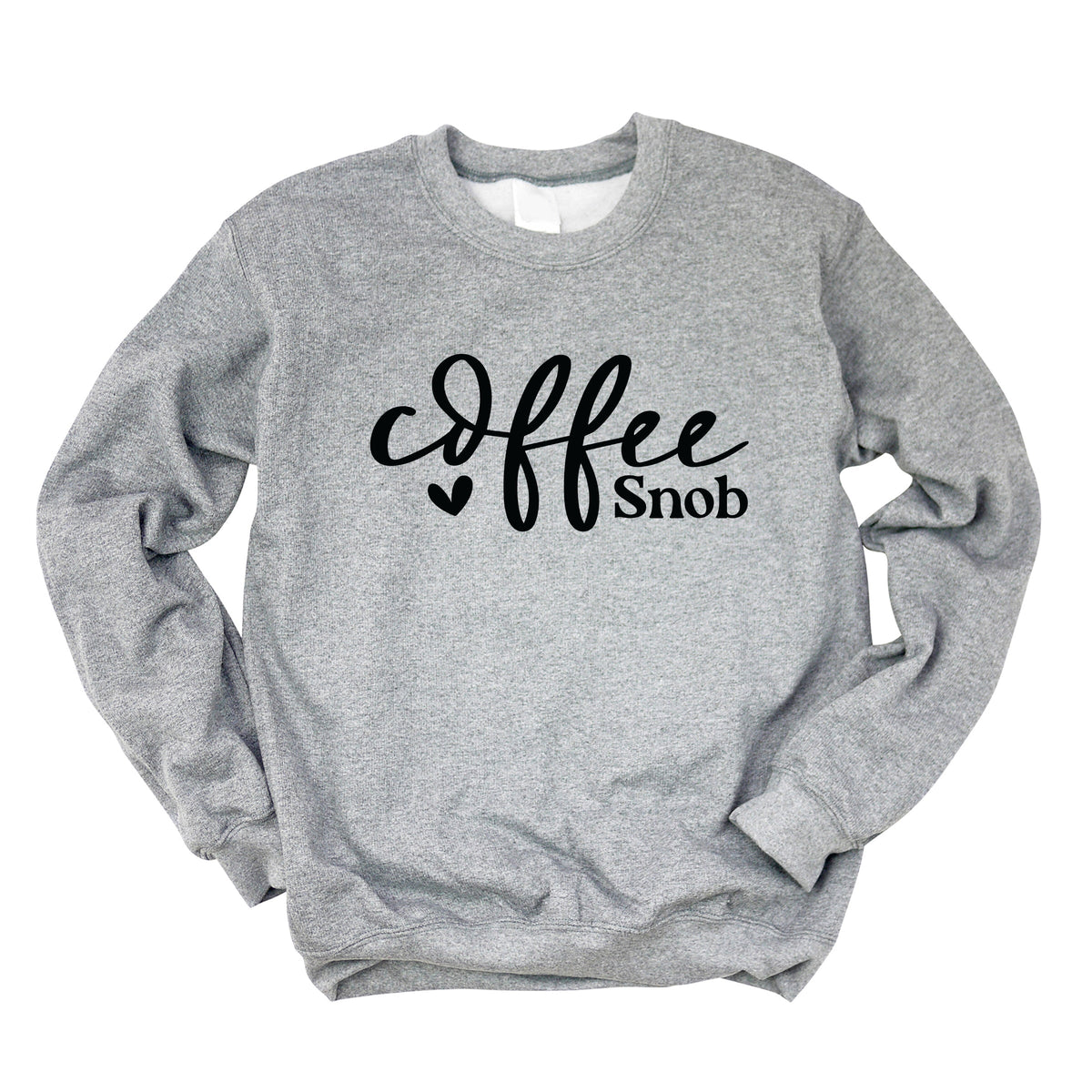Coffee Snob Cursive - Women's Graphic Sweatshirt