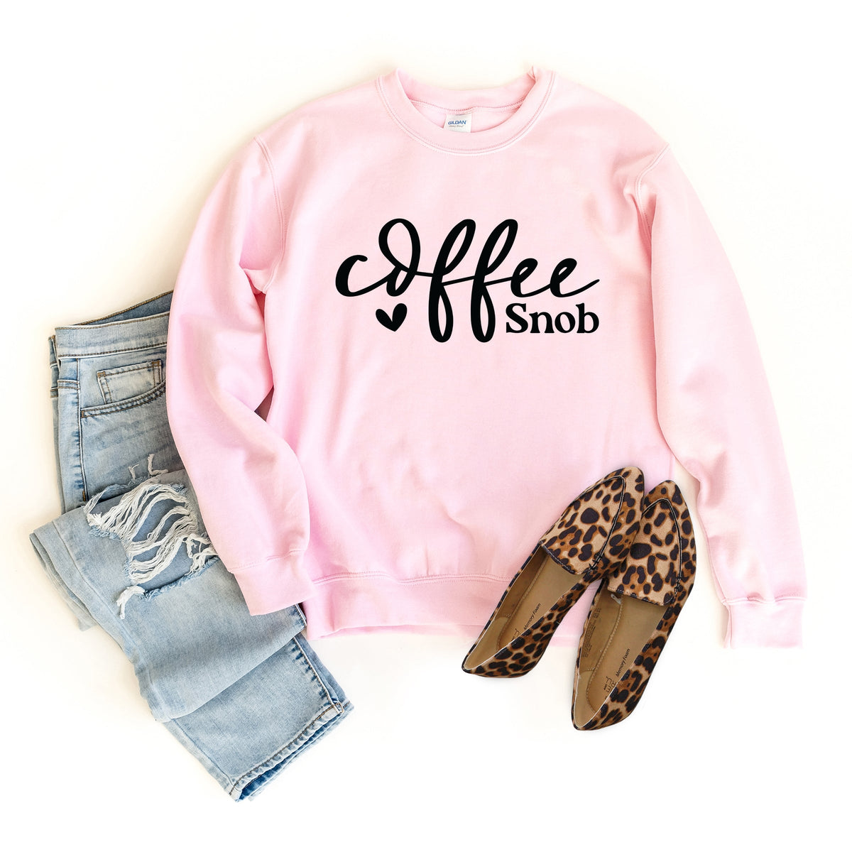 Coffee Snob Cursive - Women's Graphic Sweatshirt