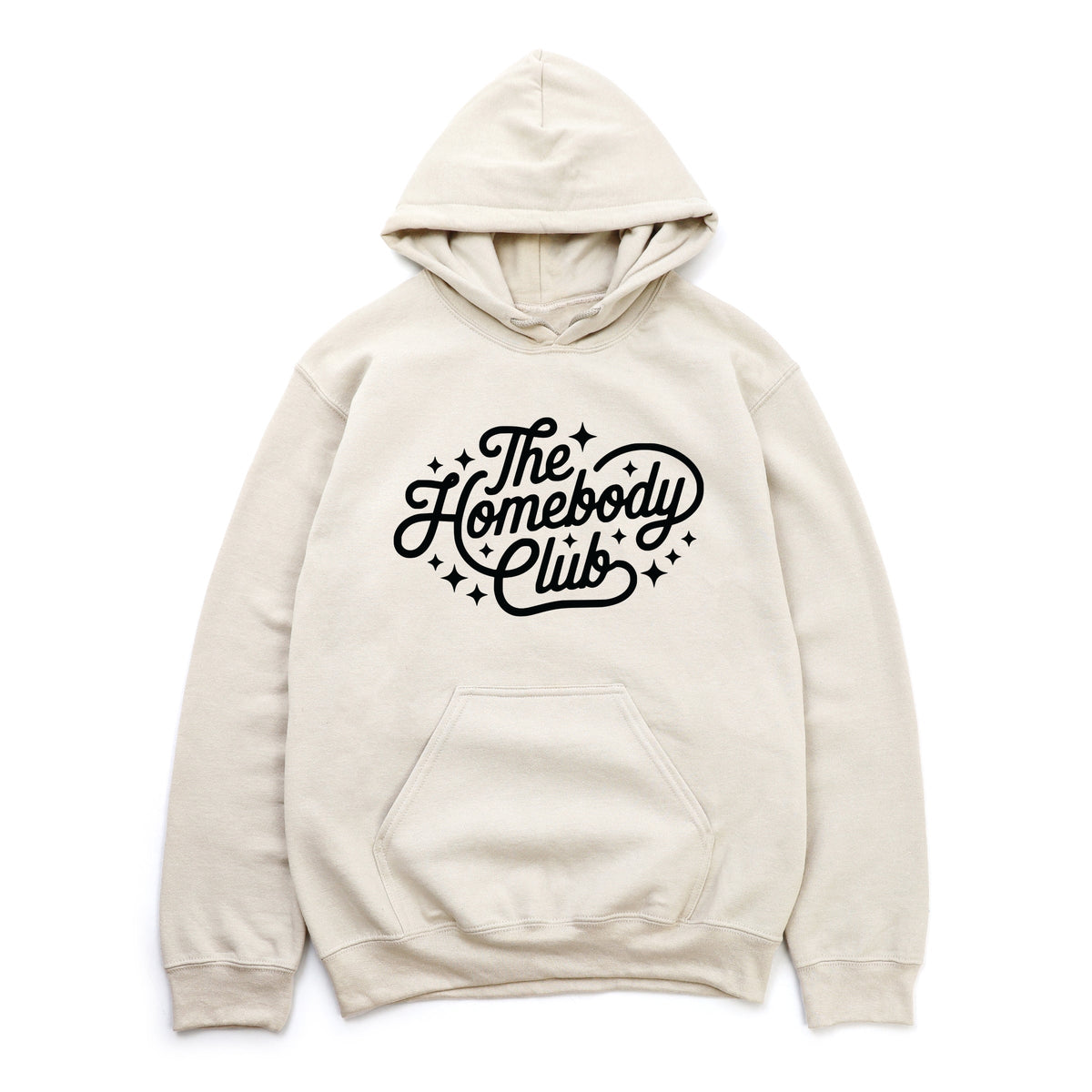 The Homebody Club Cursive Stars - Women's Graphic Hoodie