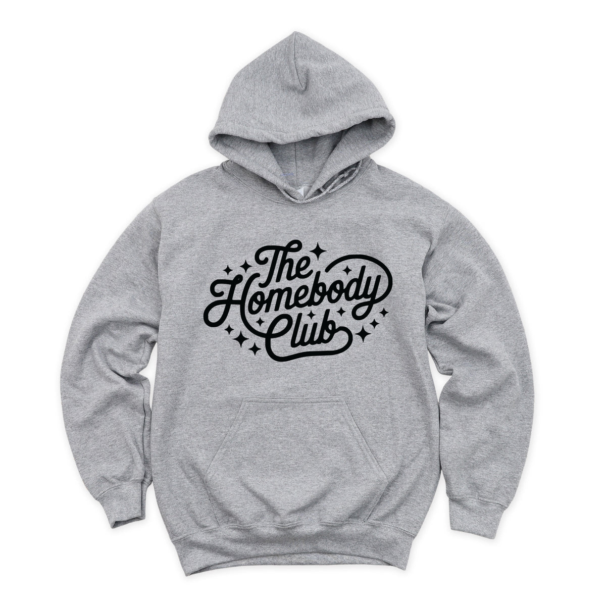 The Homebody Club Cursive Stars - Women's Graphic Hoodie