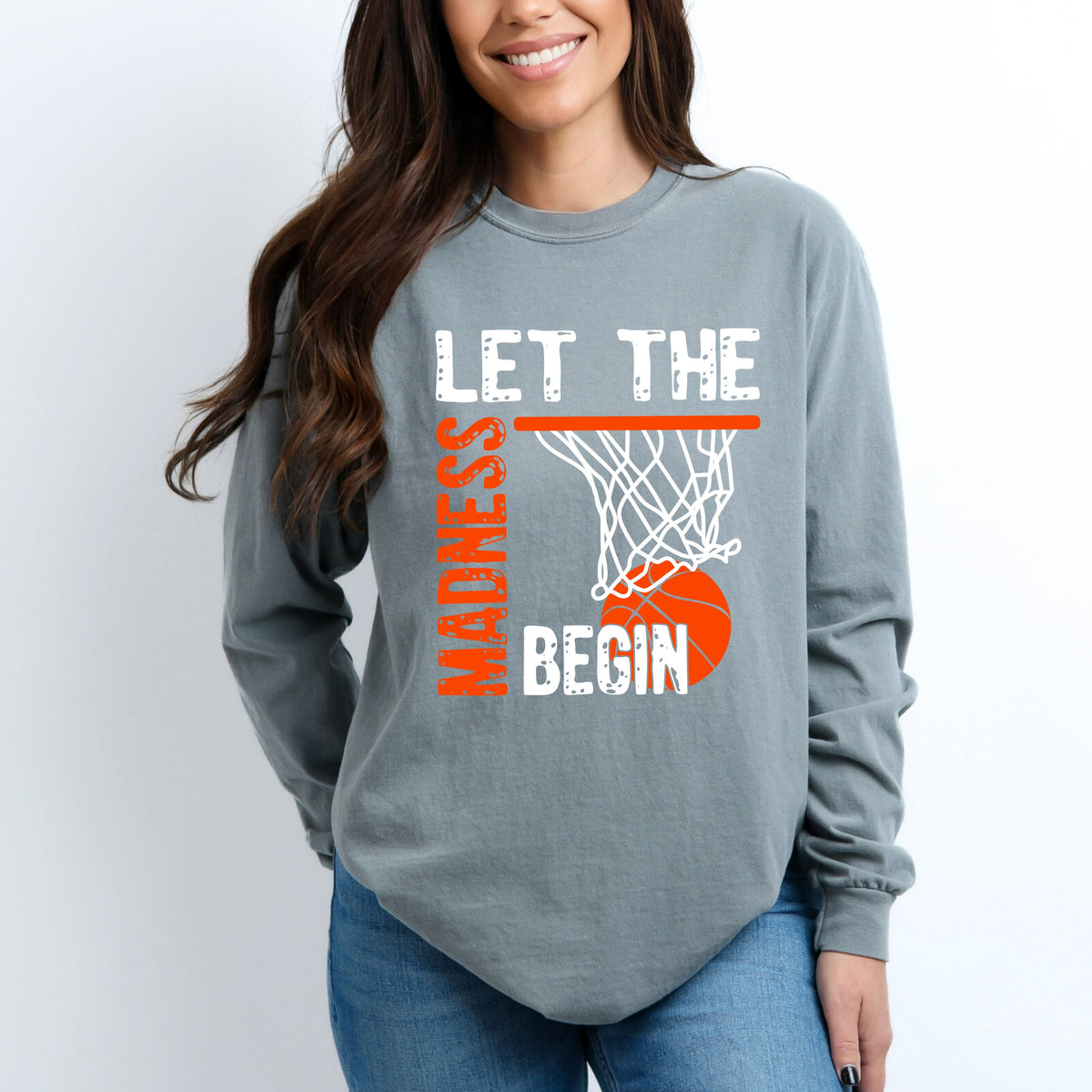 Let The Madness Begin | Garment Dyed Long Sleeve