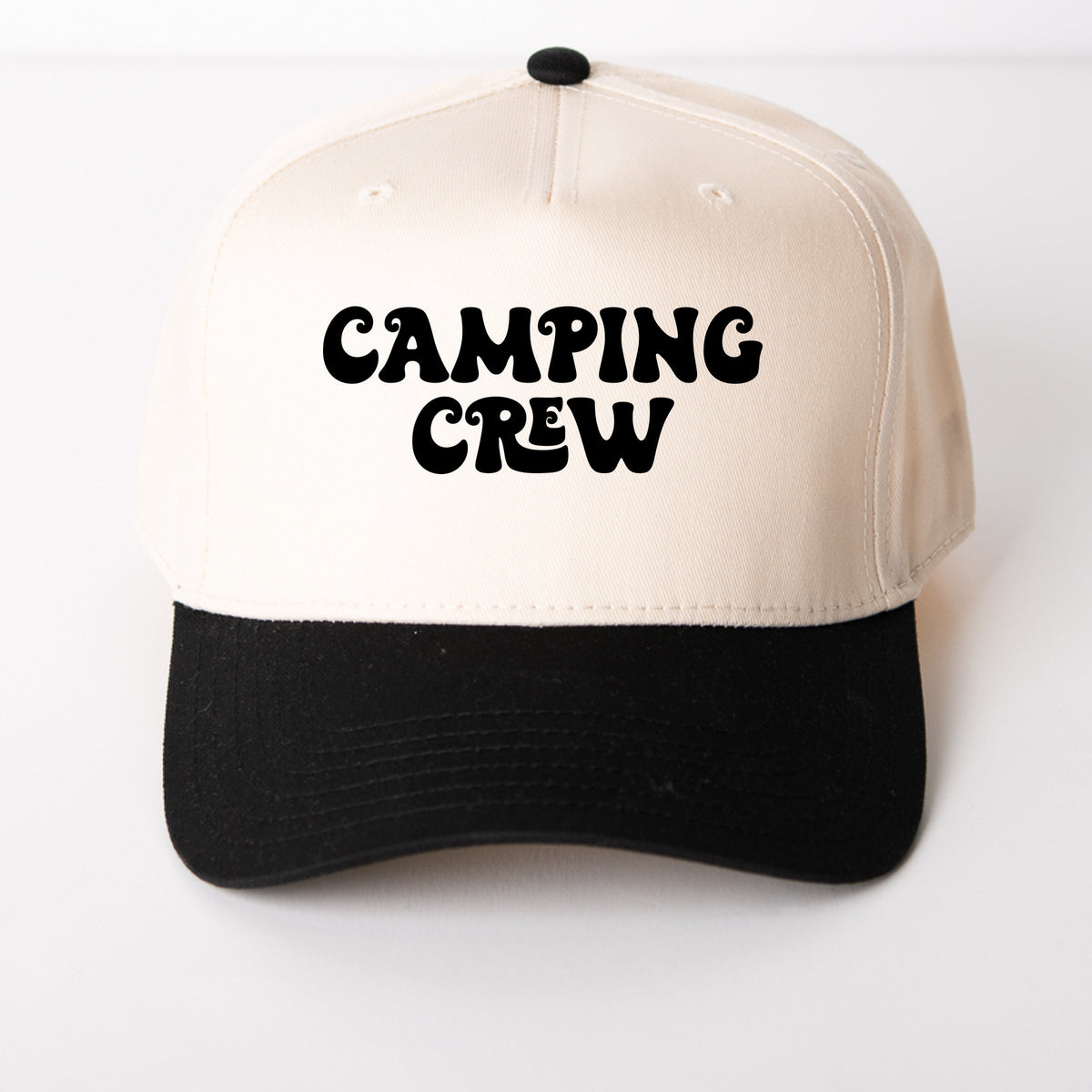 Camping Crew Retro - Women's Canvas Trucker Hat