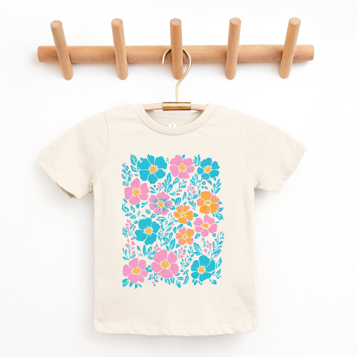 Pastel Floral - Youth Short Sleeve Graphic T-Shirt