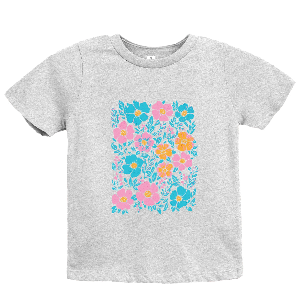 Pastel Floral - Youth Short Sleeve Graphic T-Shirt