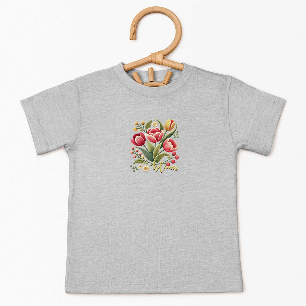 Bloom Tulips - Toddler Short Sleeve Graphic T-Shirt