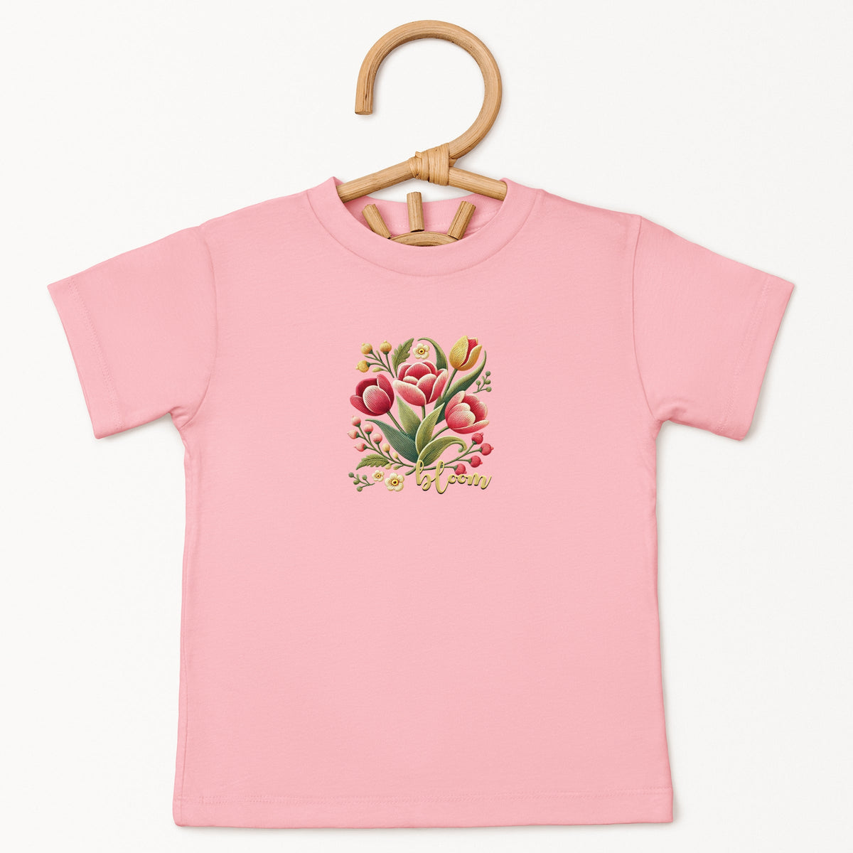 Bloom Tulips - Toddler Short Sleeve Graphic T-Shirt
