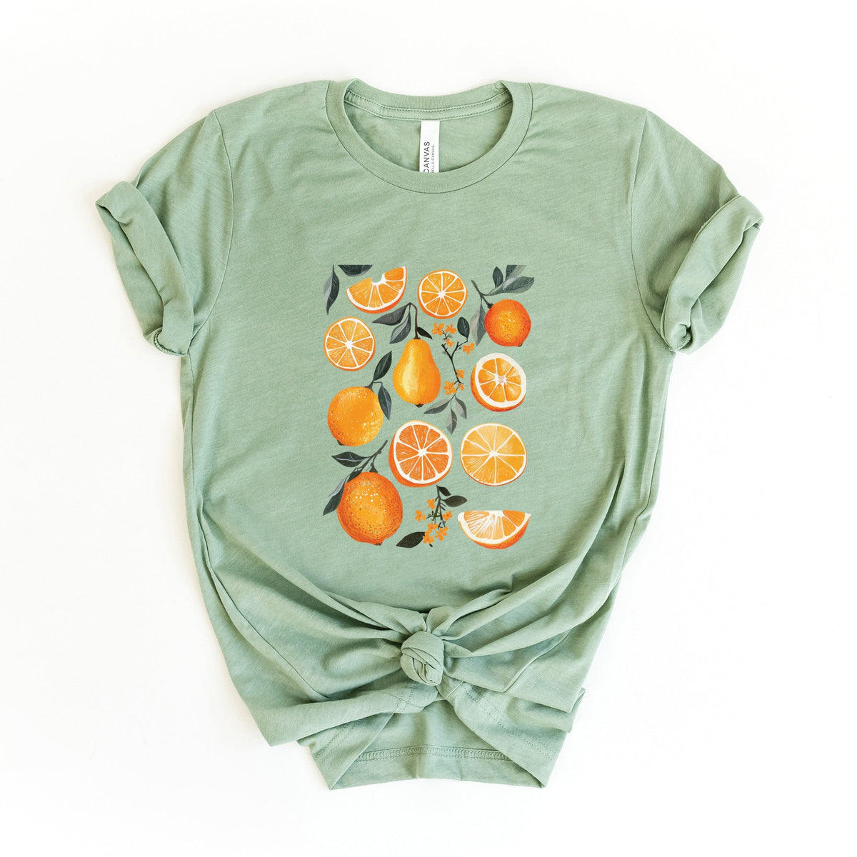 Orange Slice Collage - Women's Short Sleeve Graphic T-Shirt