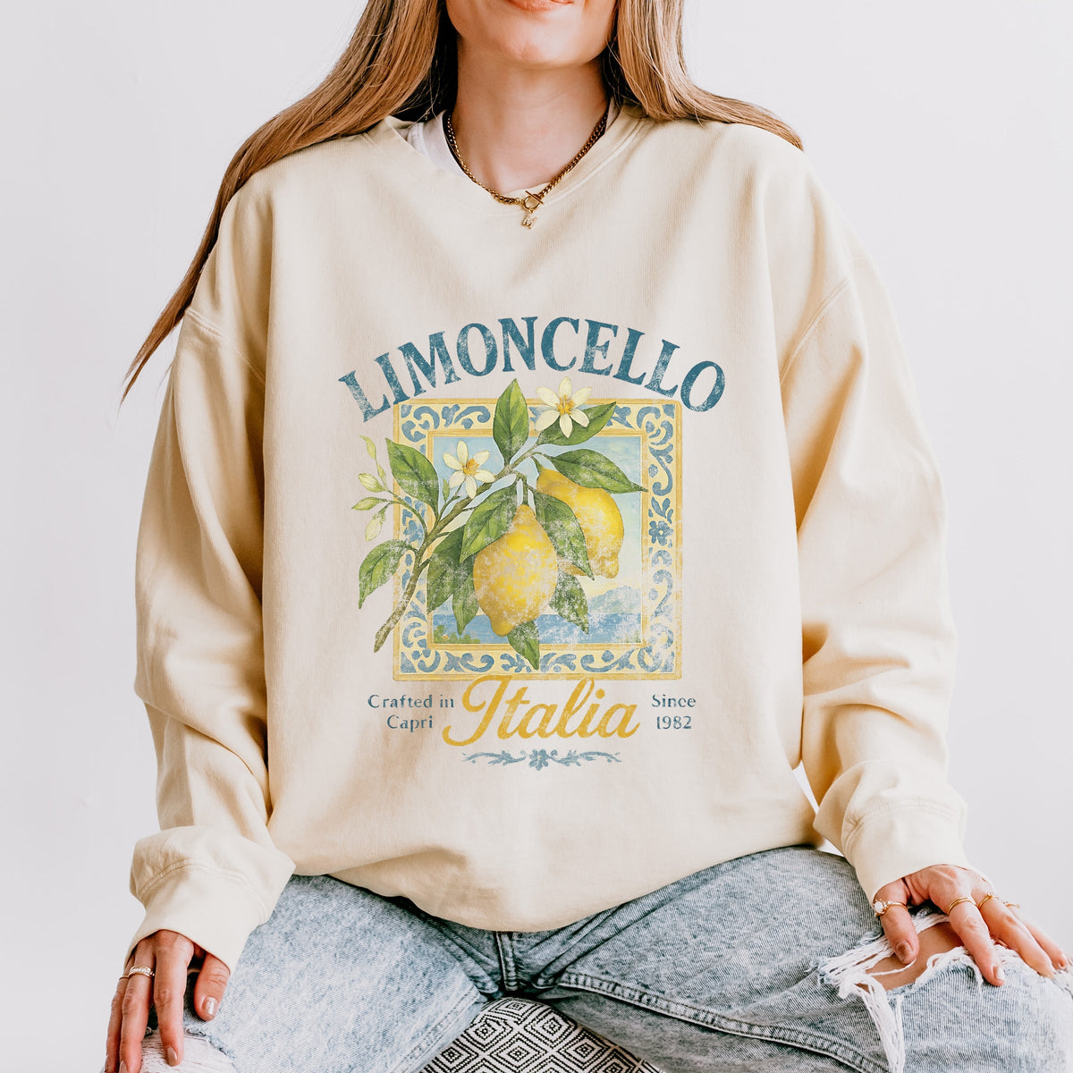 Limoncello Frame - Women's Lightweight Garment Dyed Sweatshirt