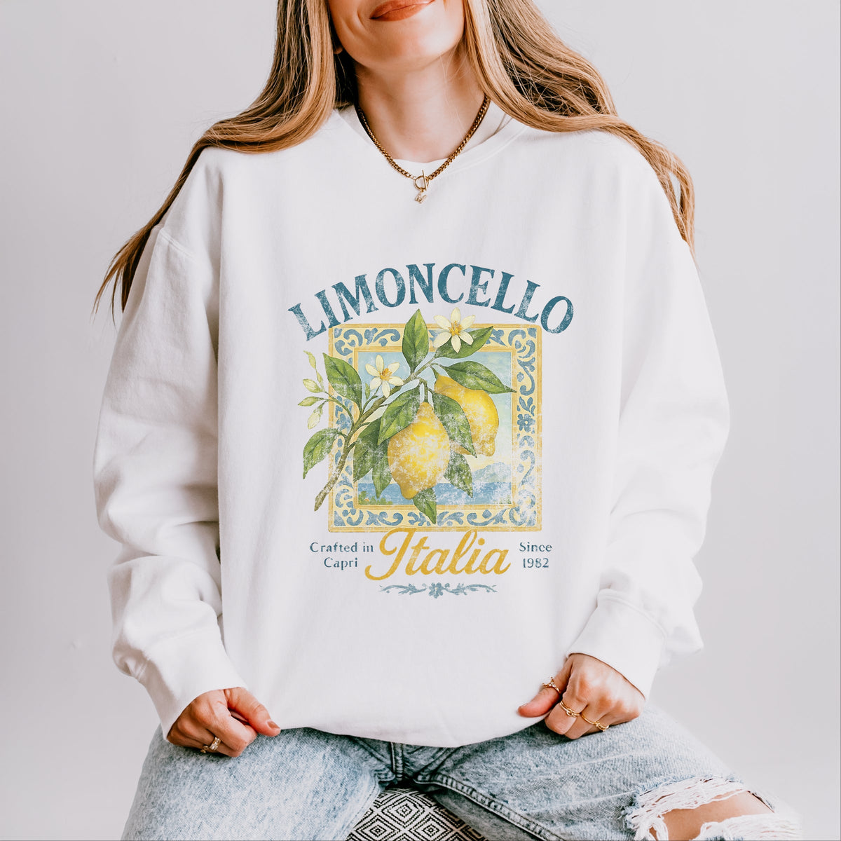 Limoncello Frame - Women's Lightweight Garment Dyed Sweatshirt