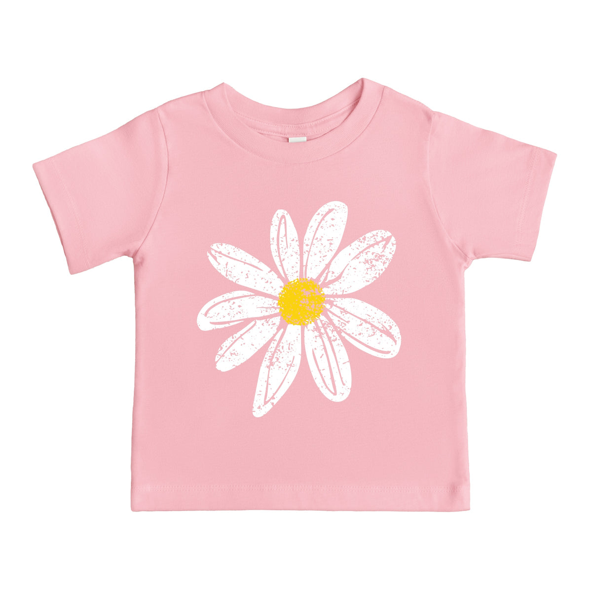 Daisy Distressed - Toddler Short Sleeve Graphic T-Shirt