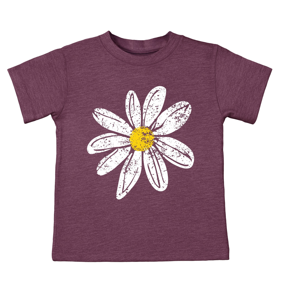 Daisy Distressed - Toddler Short Sleeve Graphic T-Shirt