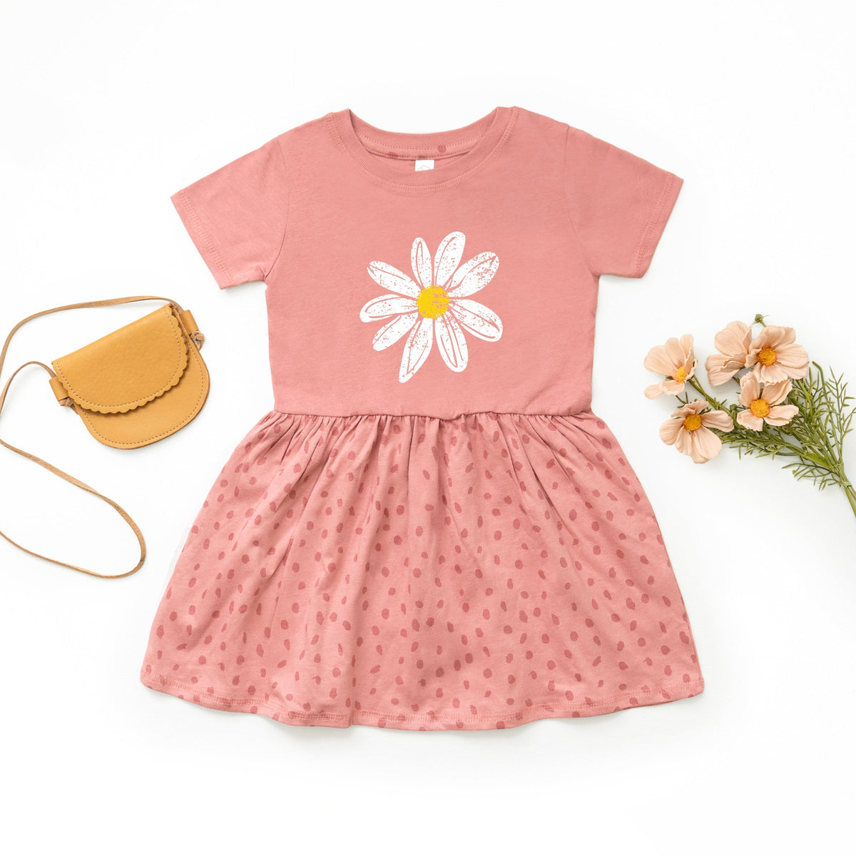 Daisy Distressed - Toddler Graphic Dress