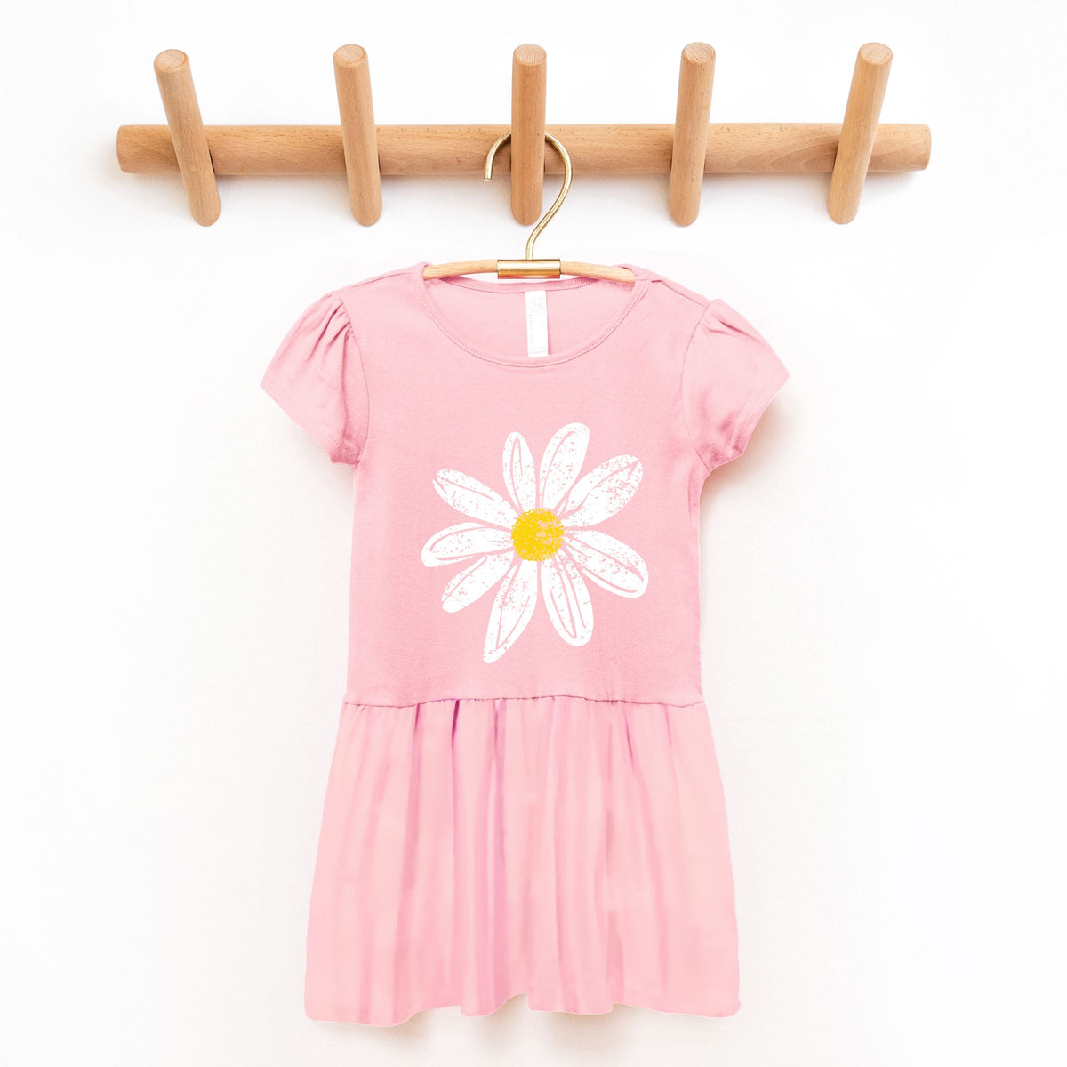 Daisy Distressed - Toddler Graphic Dress