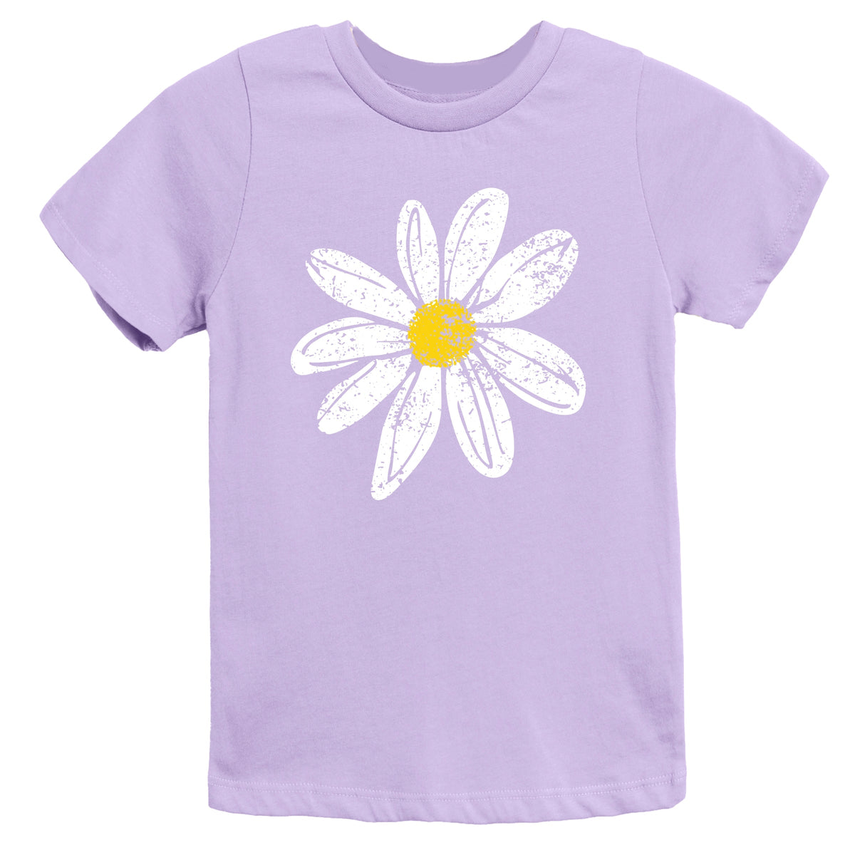 Daisy Distressed - Youth Short Sleeve Graphic T-Shirt