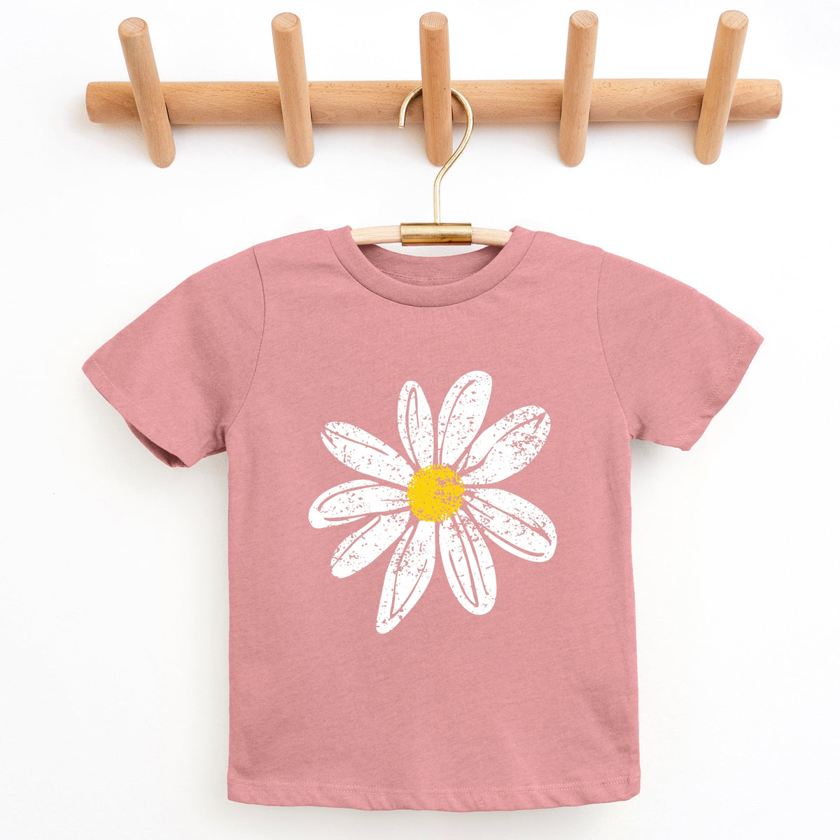 Daisy Distressed - Youth Short Sleeve Graphic T-Shirt