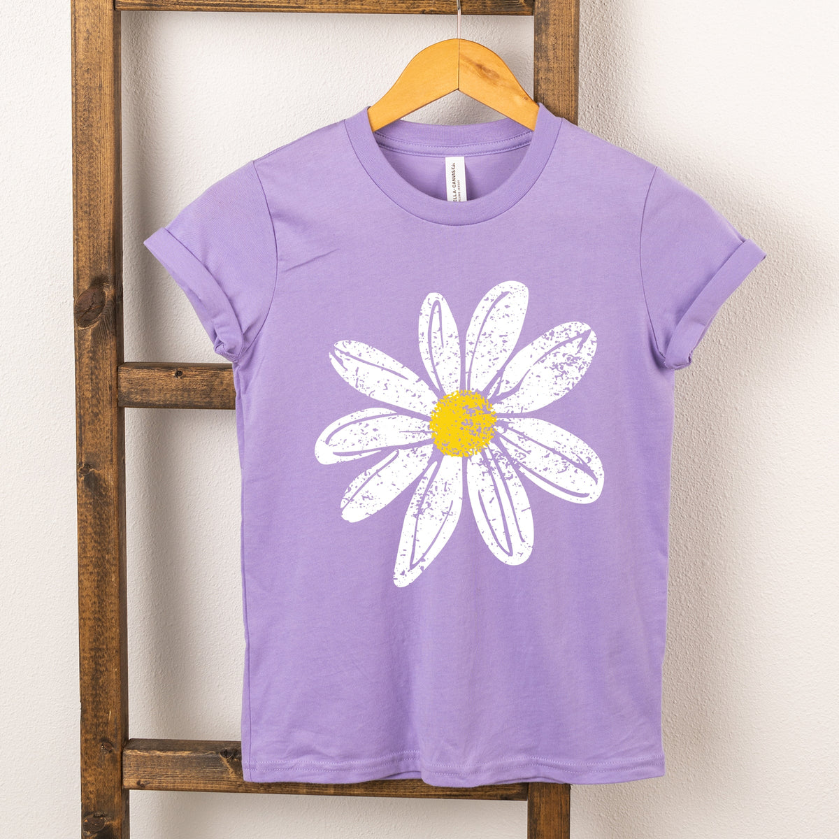 Daisy Distressed - Youth Short Sleeve Graphic T-Shirt