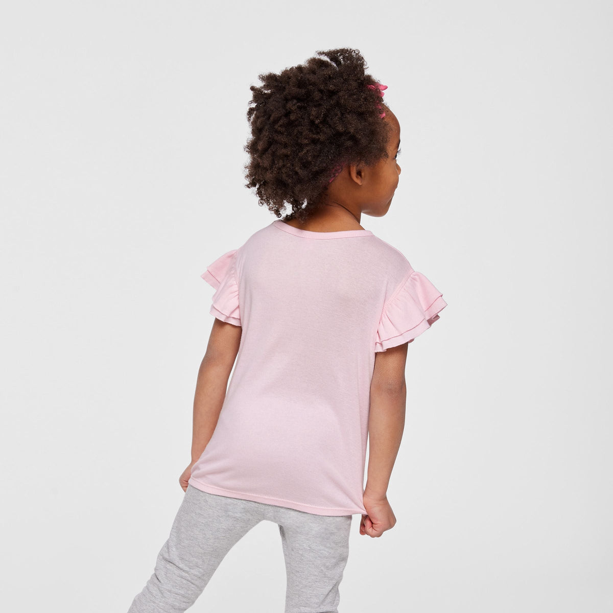Oopsie Daisy Stars - Girl's Flutter Sleeve Graphic T-Shirt