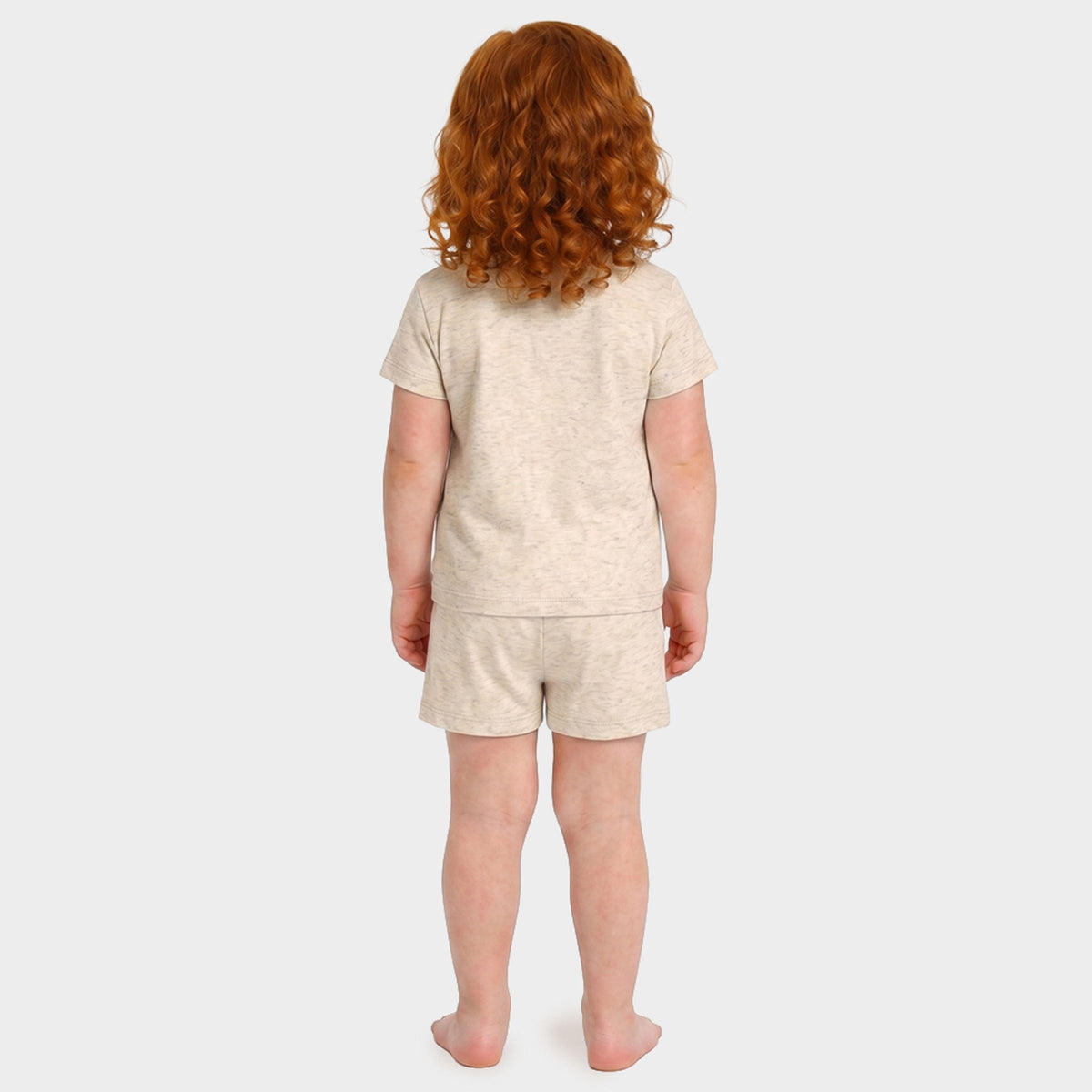 Watercolor Daisies - Toddler Crew Shorts Set
